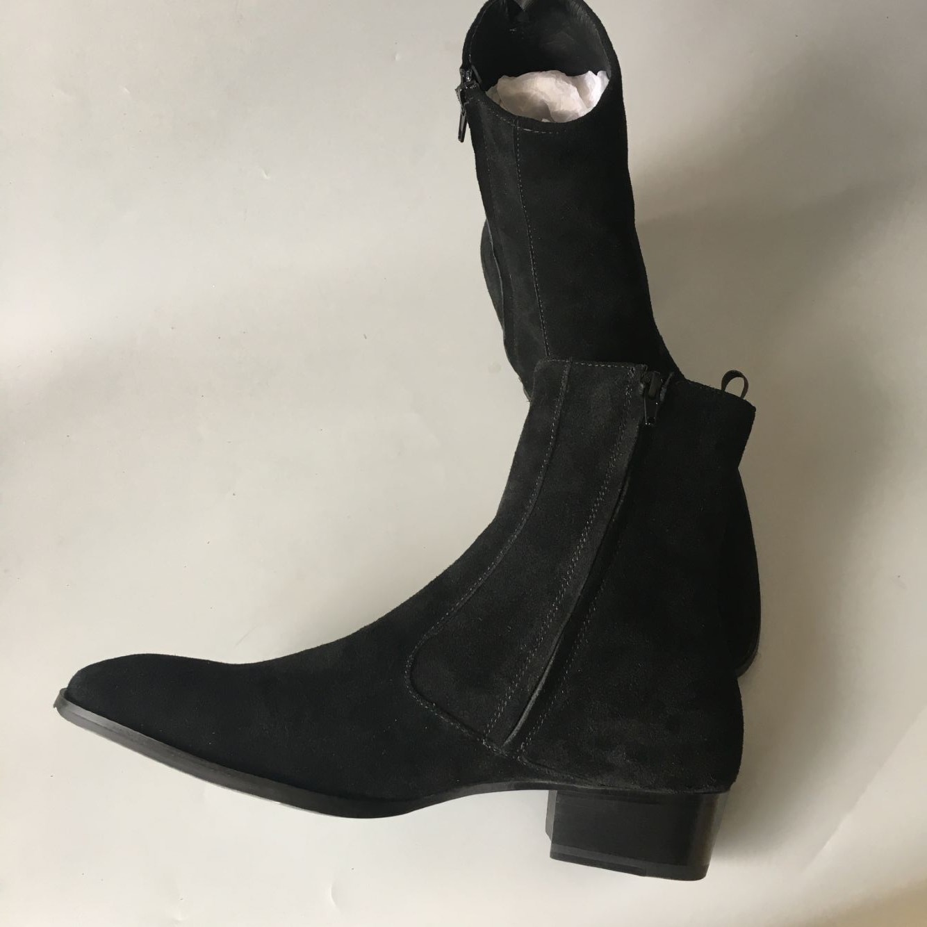 

High top handmade Europe genuine leather persional rock Boots factory outlet England vintage royal gentleman dress leisure shoes