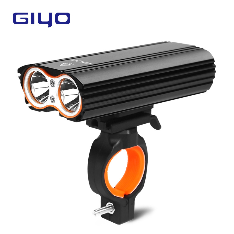 

GIYO Bicycle Bike Light Front 2400Lm Headlight 2 Battery T6 Leds Bicycle Light Cycling Lamp Lantern For Bike