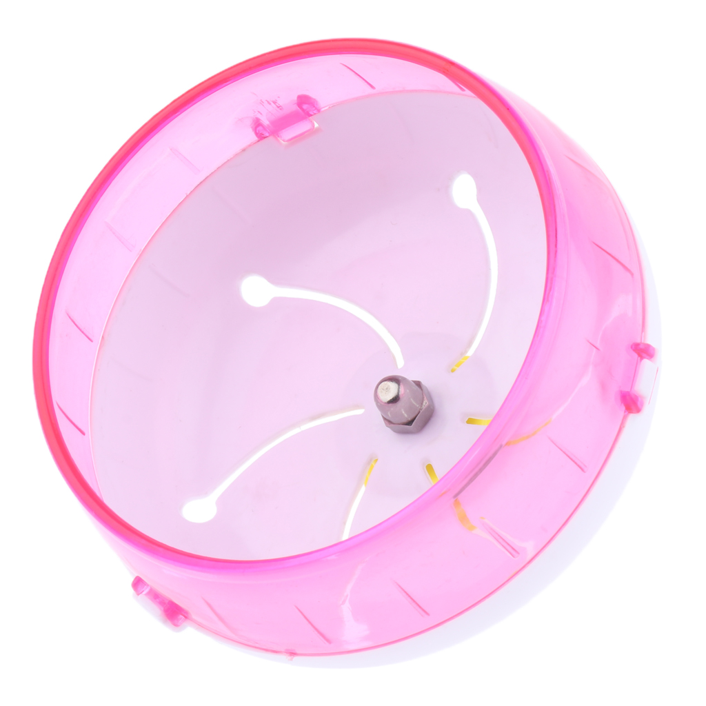 

acrylic syrian hamster gerbil degu rat exercise toy cage wheel flying saucer