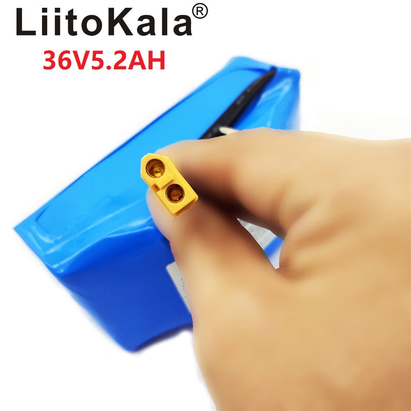 

LiitoKala 36V 5.2Ah 5200mah high drain 2 wheel electric scooter self balancing lithium battery pack for Self-balancing Fits 6.5
