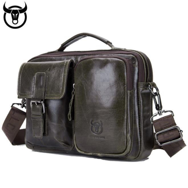 

Europe Top The United Casual Explosive Business Bag Men's Leather Fashion Shoulder Messenger Men's And Retro Briefcase States Cowhide L Ifoo