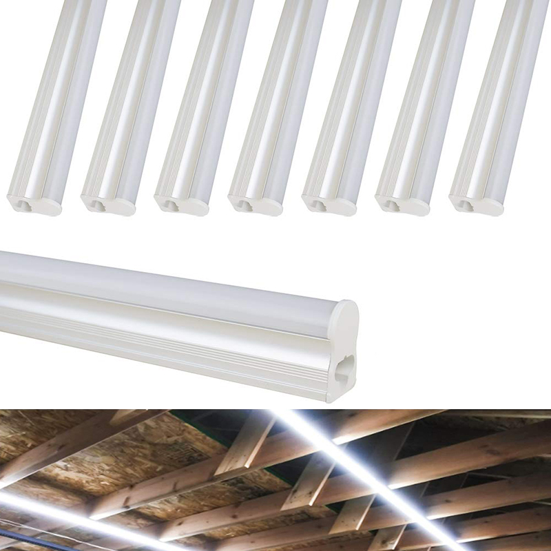 

LED T5 Integrated Single Fixture, 2FT, 3FT, 4FT, LED Replace Fluorescent Tube, Utility Shop Light, Ceiling & Under Cabinet Light.