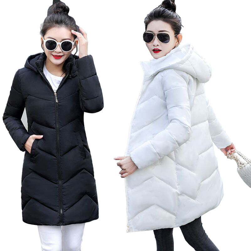 

2019 New design ,Autumn Winter Coat Women Fashion winter jacket for Woman Outerwear Parkas Female Down Jacket Promotional price, Black