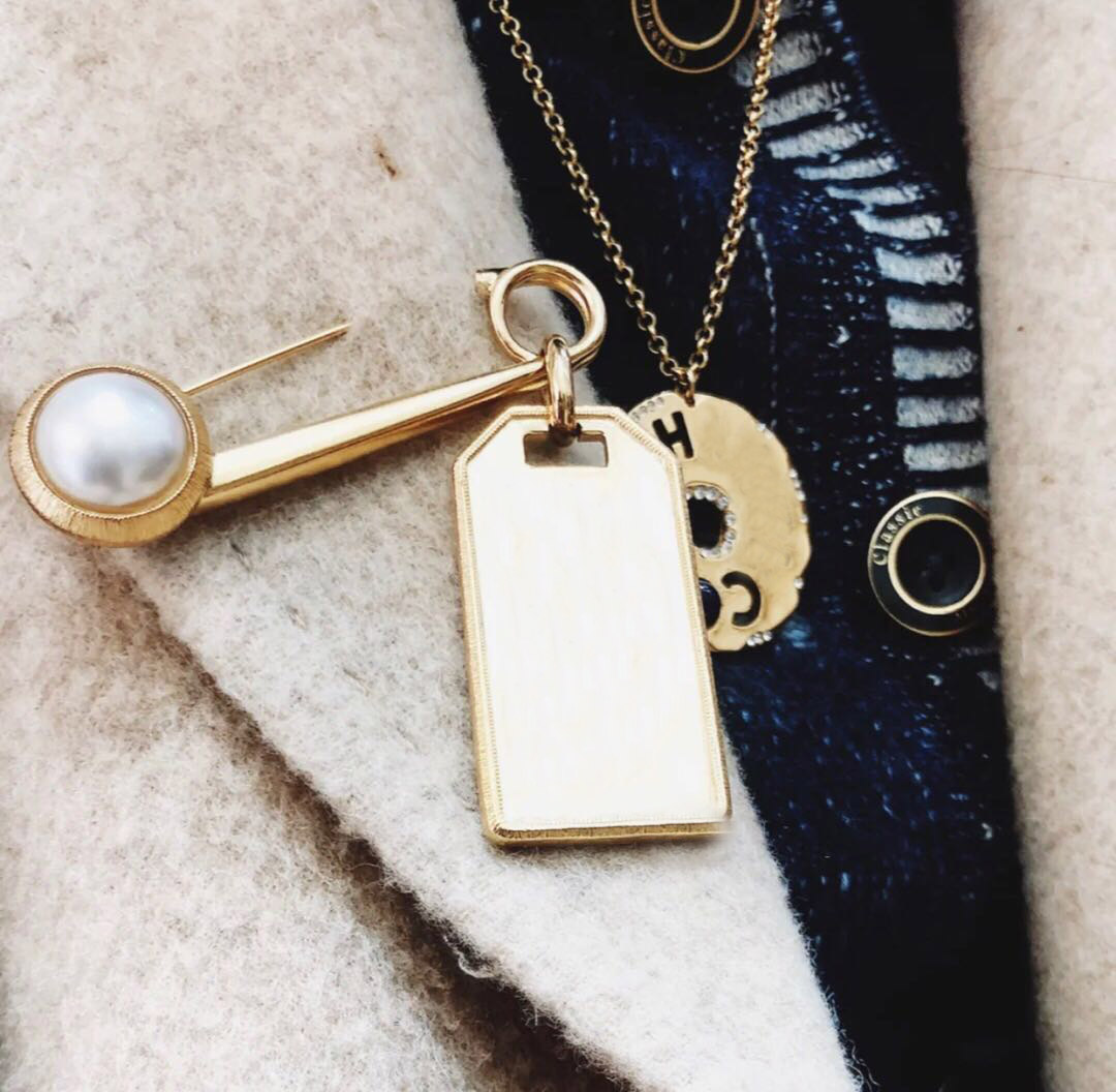 

Fashion brand Have stamps designer brooches brooch for lady women Party wedding lovers gift engagement luxury jewelry for Bride With BOX, Gray