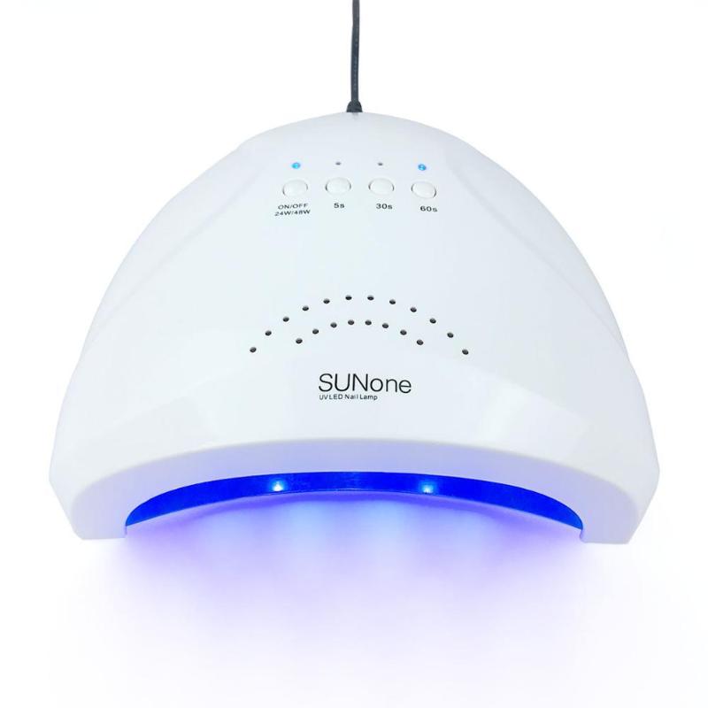 

SUNone 48W UV Lamp Gel Nail Dryer LED White Light For Nails Machine Nail Curing Lamp For Gel Polish Art Tools Free Shipping