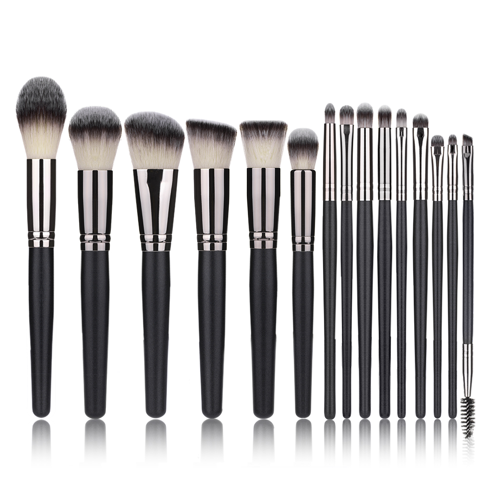 

15pcs Makeup Brushes Set Soft Synthetic Hair Foundation Contour Concealer Eye Shadow Eyelash Lip Make up Brush Cosmetic Beauty Tools