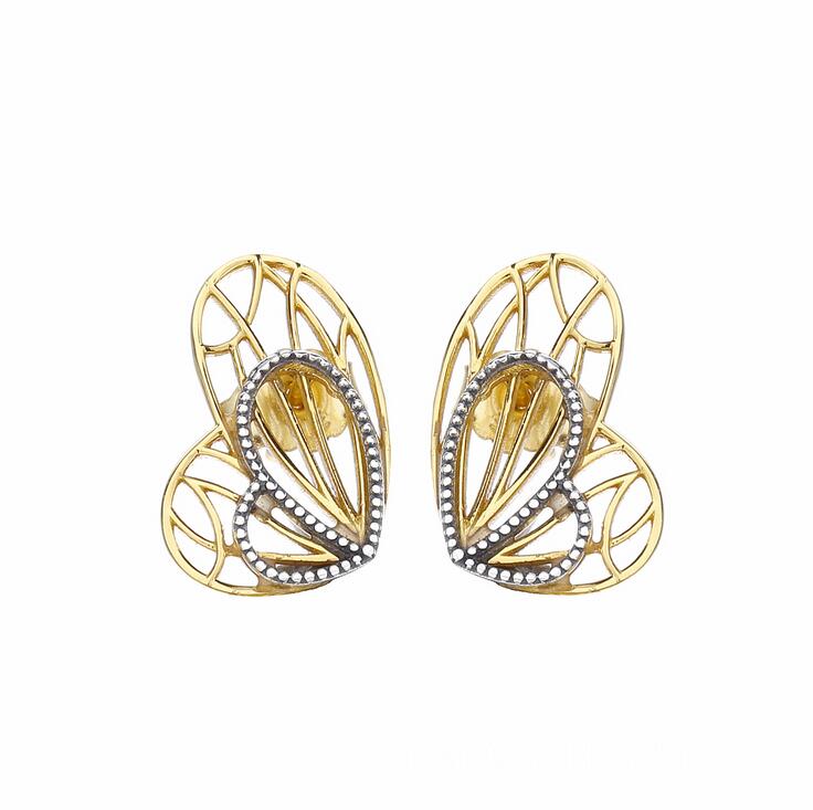 2019 Spring earrings 925 Sterling Silver Butterfly wings Stud Earrings For Women European Style Jewelry Original Fashion-image-455199185