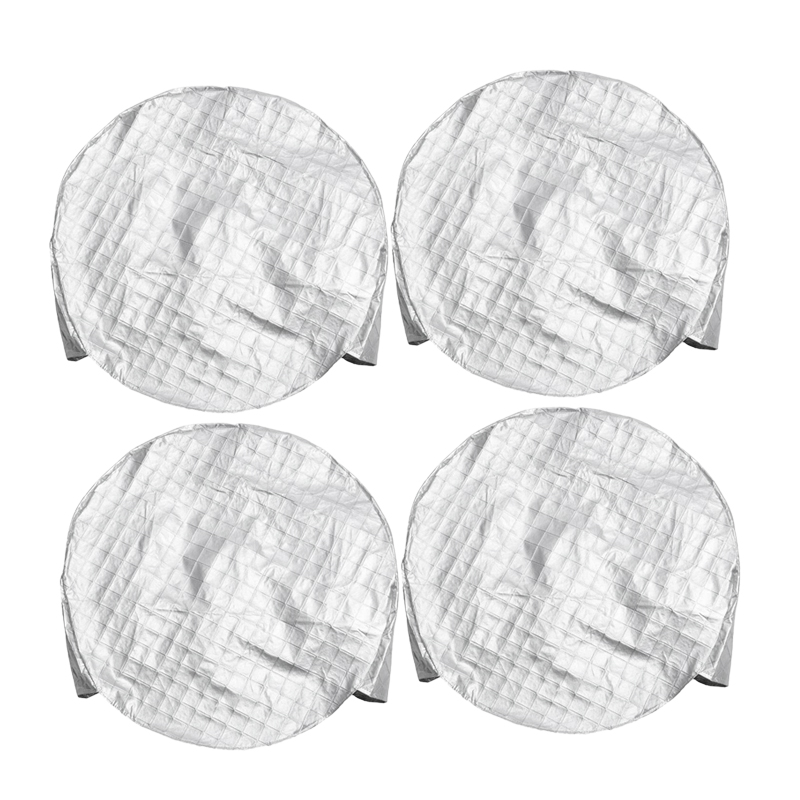 

Car Tire Cover Waterproof Aluminum Film Tire Sun Protection Cover Scratch Protection For Car 27 Inch To 29 Inch T