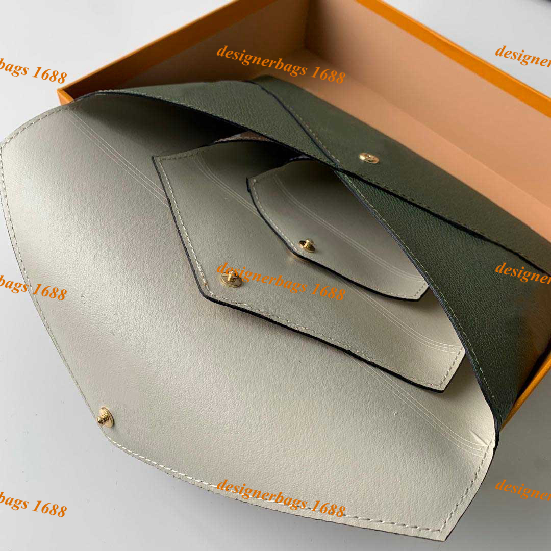 

3 pieces combination designer wallet purse women clutch bag designer luxury handbags purses coin purse with box free shipping, Green