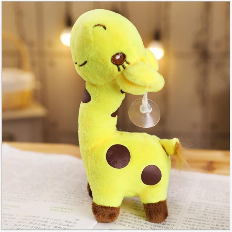 

Cute colorful giraffe plush toys stuffed animals kids toys small pendant keychains creative birthday Christmas gifts#jskjd