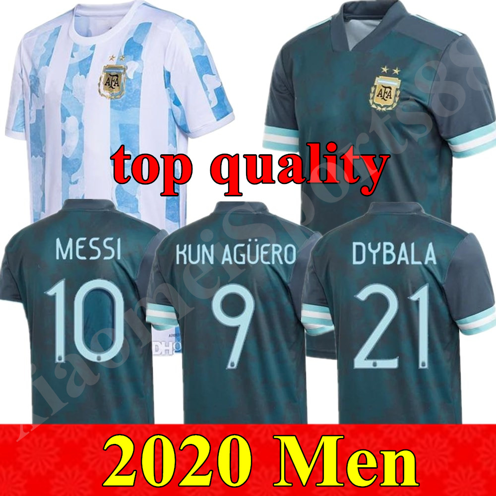 

2020 ARGENTINA jersey MARADONA 20 21 home away MESSI soccer jerseys ICARDI AGUERO DYBALA DI MARIA LAUTARO Football shirts S-XXL
