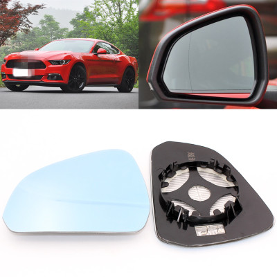 

For Ford Mustang Big Vision Blue Mirror Anti Car Rearview Mirror Wide Angle Reflective Reversing Lens