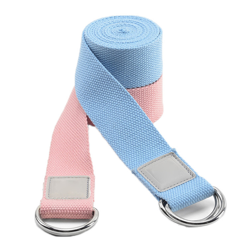 

Newly Yoga Stretching Strap Thick Durable Adjustable D-Ring Buckle Physical Therapy S66, Blue