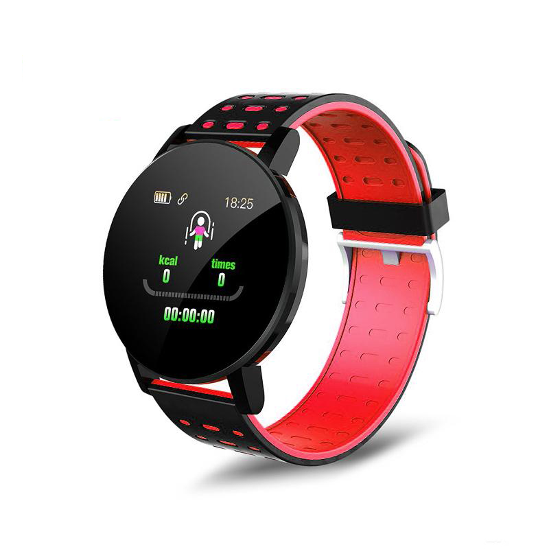 

119 Plus Smart Bracelet Watch Man Waterproof Blood Fitness Tracker Heart Rate Monitor Pedometer Smart Band