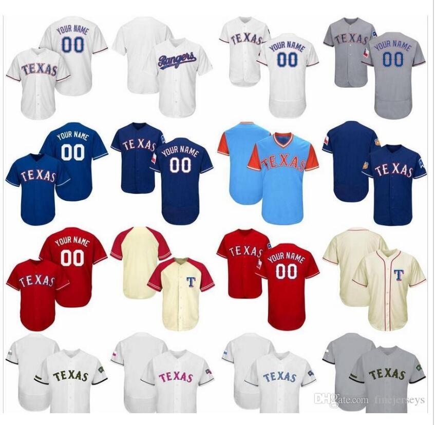 texas rangers jersey numbers