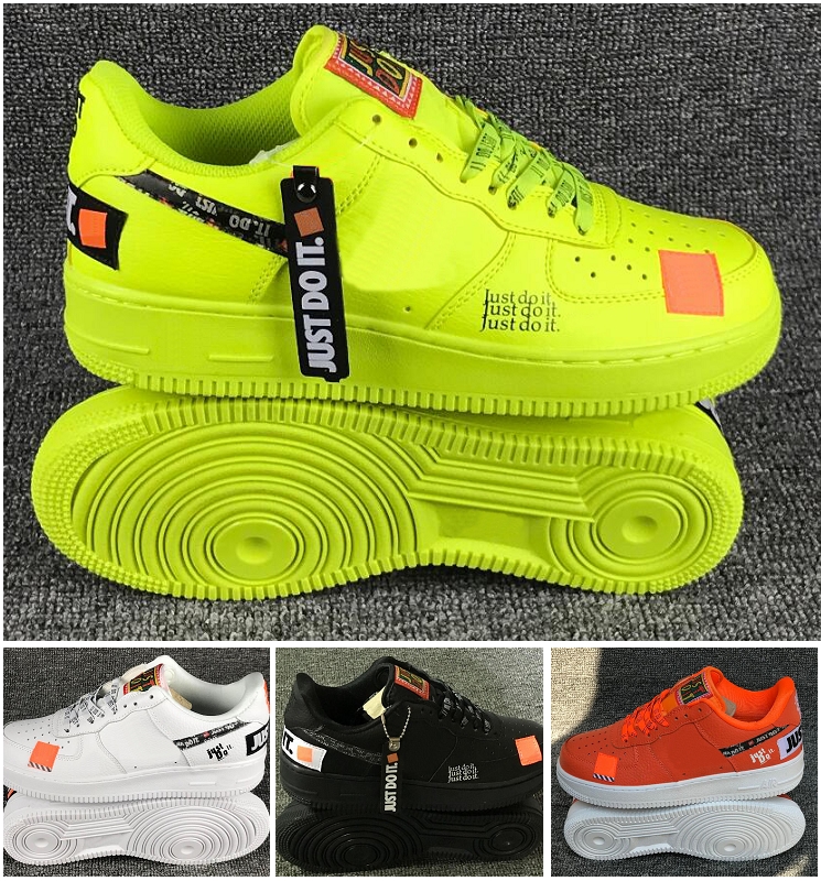 nike air force 1 naranjas just do it