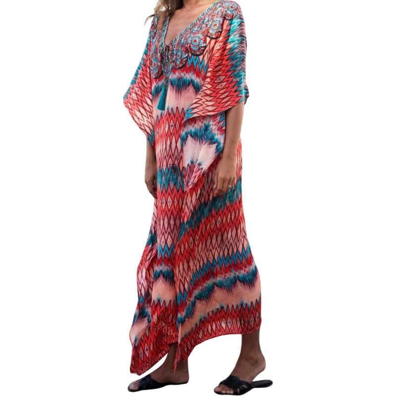 

2020 Women's Swimwear Sexy Ladies Bikini Cover Up Sheer Beach Sarong Pareo Long Maxi Dress Loose Swimsuit Women Dresses Cover Up