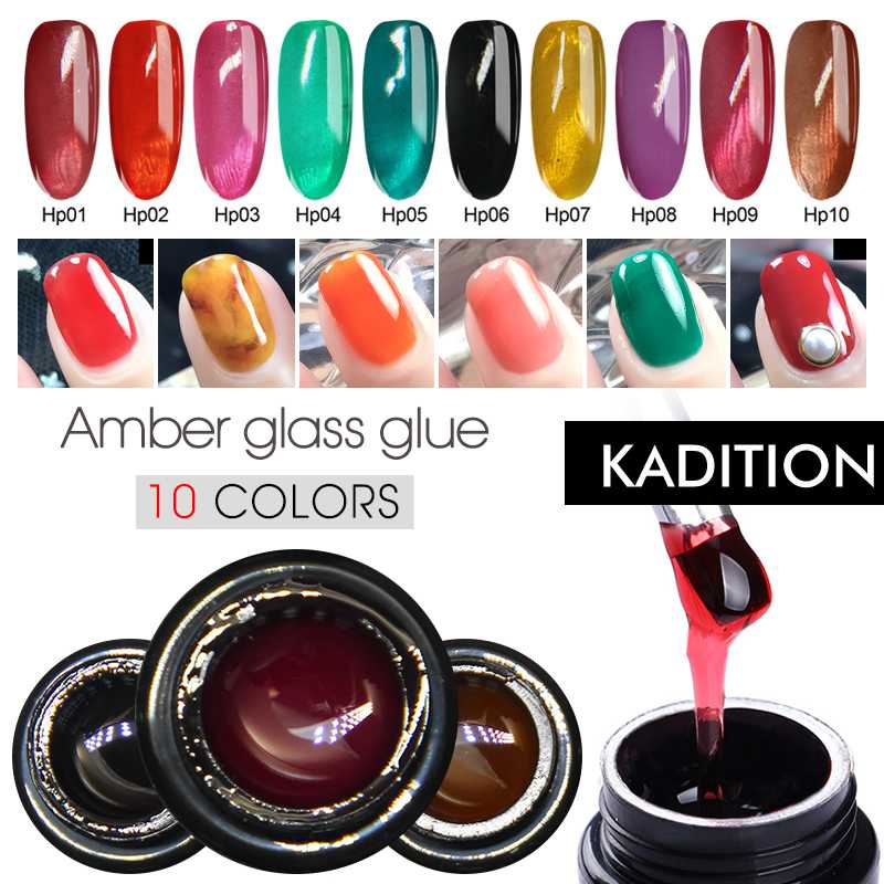 

Gel Varnish Jelly Glass Candy Nail Gel Polish Color Soak Off UV Nails Translucent Stained Glass Nail Art Polish, Fs001