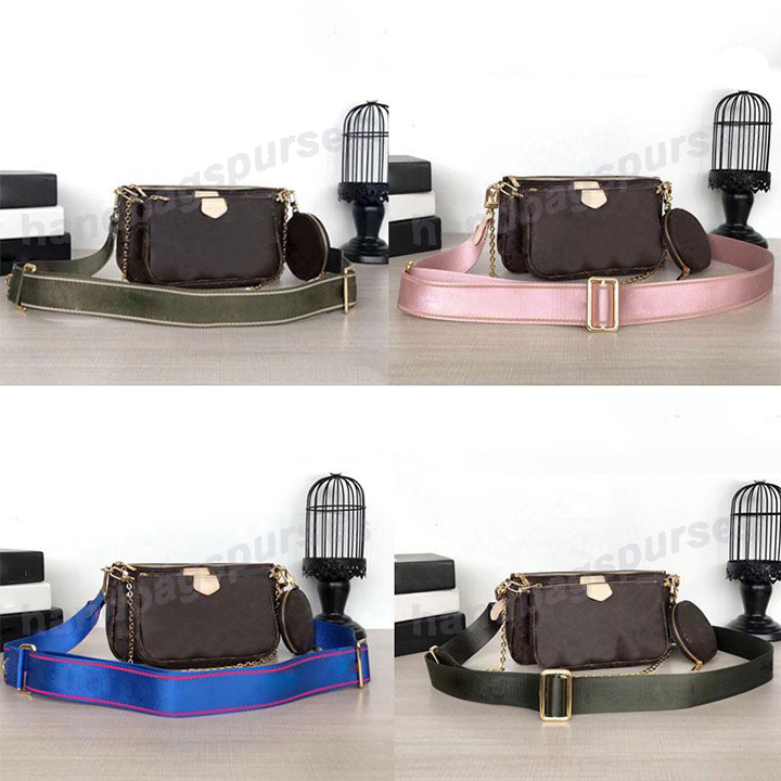 

Top sale 3 piece set shoulder Bags Original leather women crossbody bag Genuine Leather handbags purses Coin Purse, Box