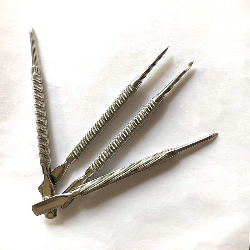 

Stainless Steel vape Dabber Tool Concentrate Wax Oil Vape Pick Tool For Wax Honey Dry Herb dab Tool Skillet silicone container