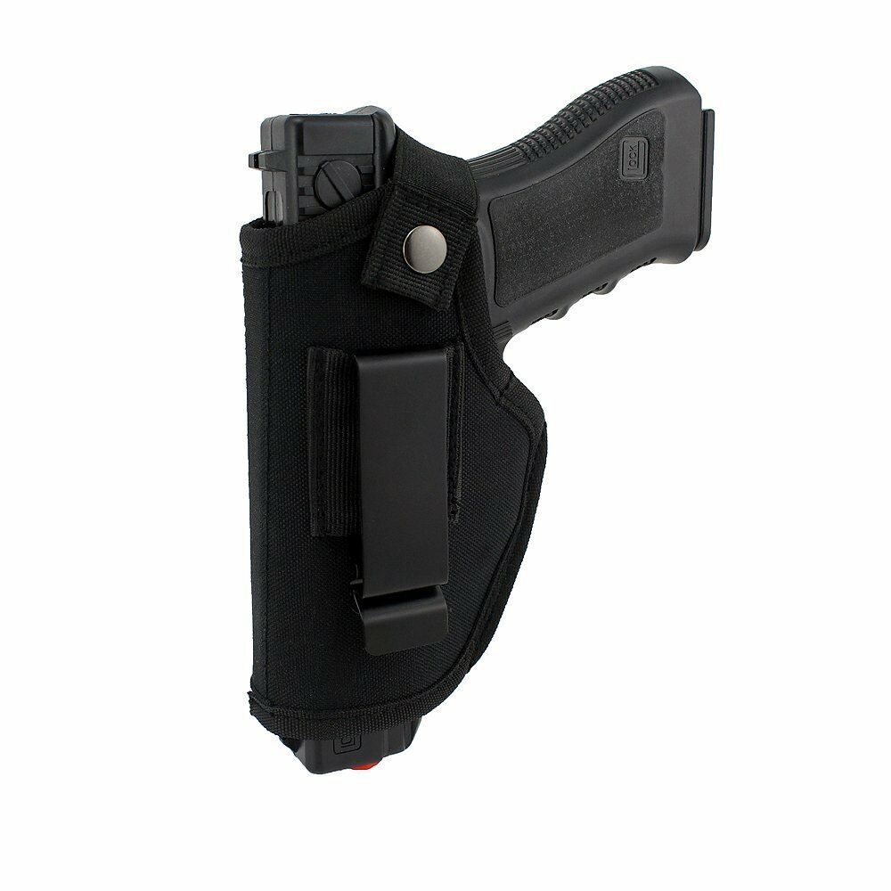 

Ambidextrous IWB OWB Concealed Carry Pistol Holster with Metal Clip Fit Most Gun, Black