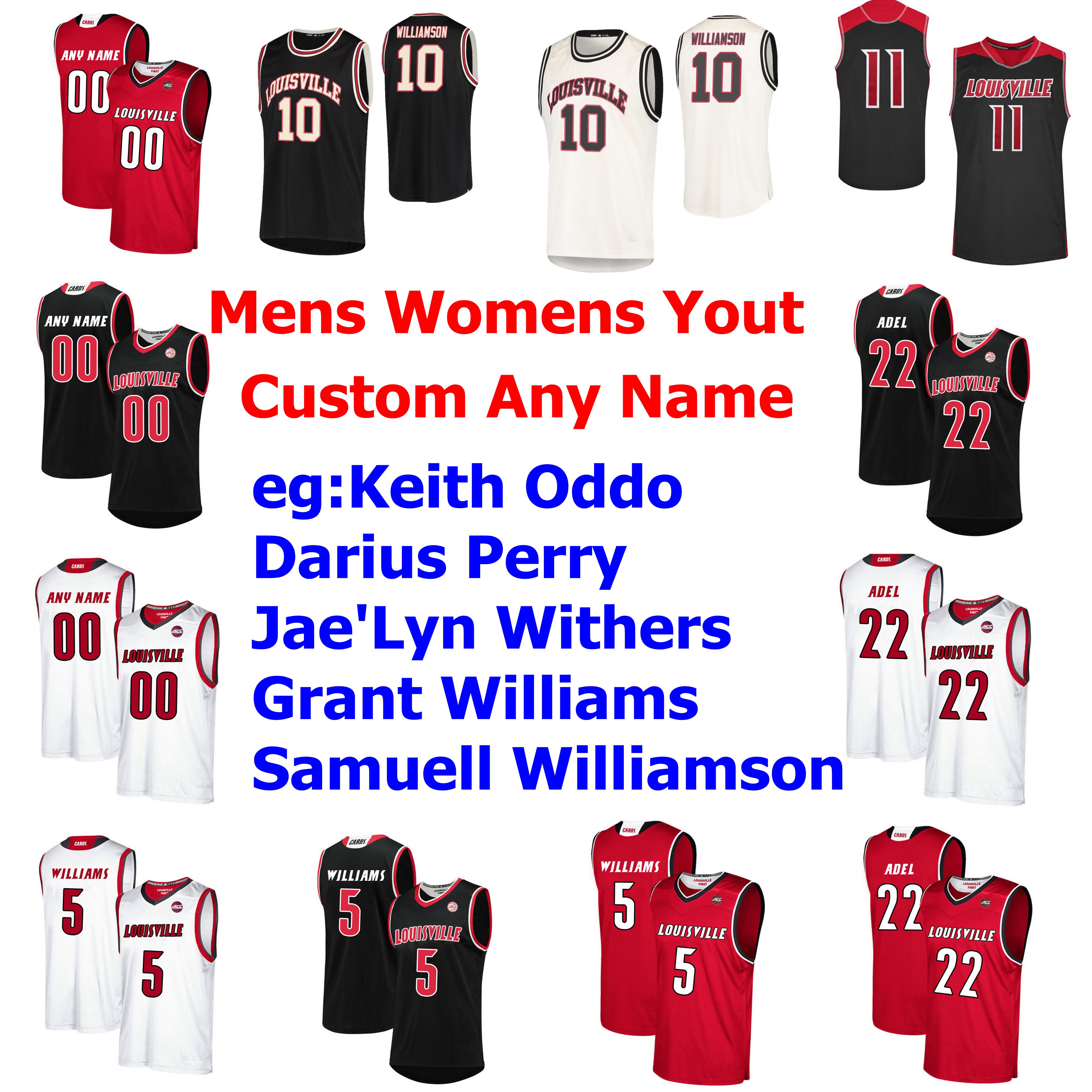 

Louisville College Basketball Jerseys Mens Donovan Mitchell Jersey Chinanu Onuaku Jacob Redding Quentin Snider Keith Oddo Custom Stitched, Mens white striple