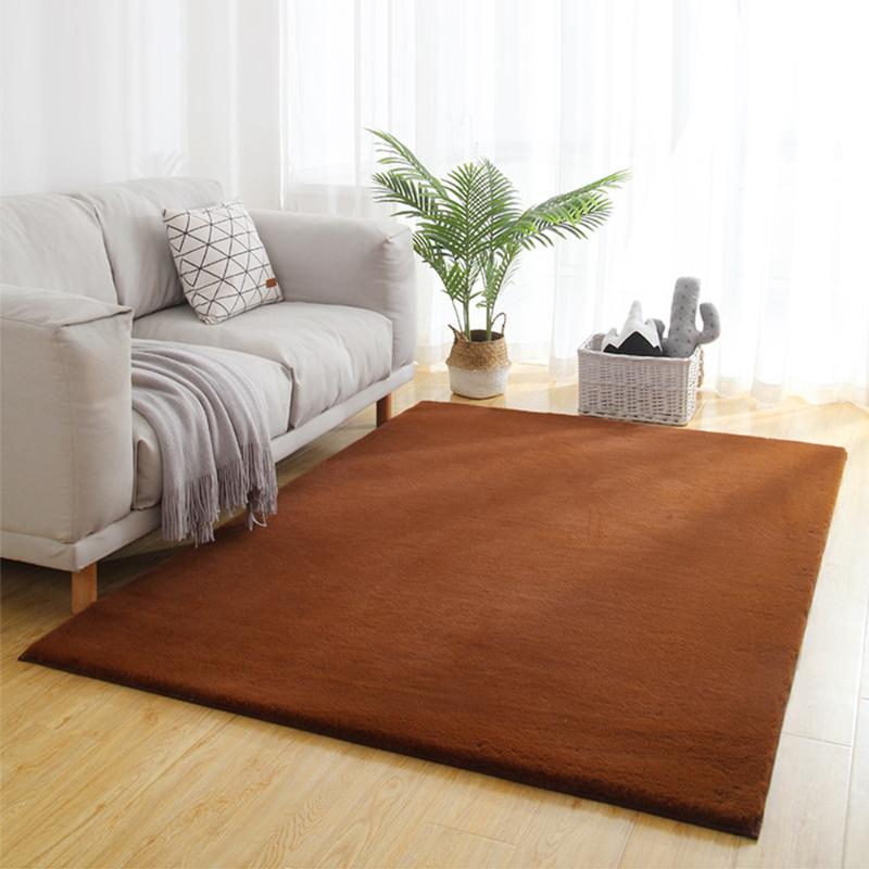 

Modern Carpet Plush Shaggy Large Super Soft Faux Fur Carpet Door Cushion Floor Mat Home Decor for Living Room Bedroom Kids Room, Grey