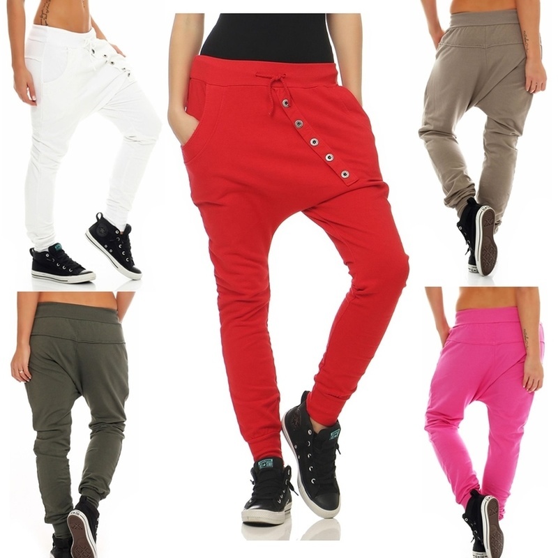 ZOGAA Women Hip Hop Pants Casual Full Length Loose Harlem Pants Female Solid Color Sweatpants Streetwear Joggers Plus Size S-4XL Y200418