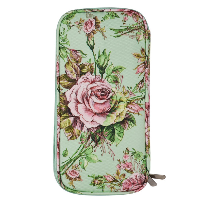 

New Big Capacity Empty Crochet Hook Pouch Knitting Needles Kit Organizer Bag Sewing Needles Scissors Ruler Sewing Accessory Case