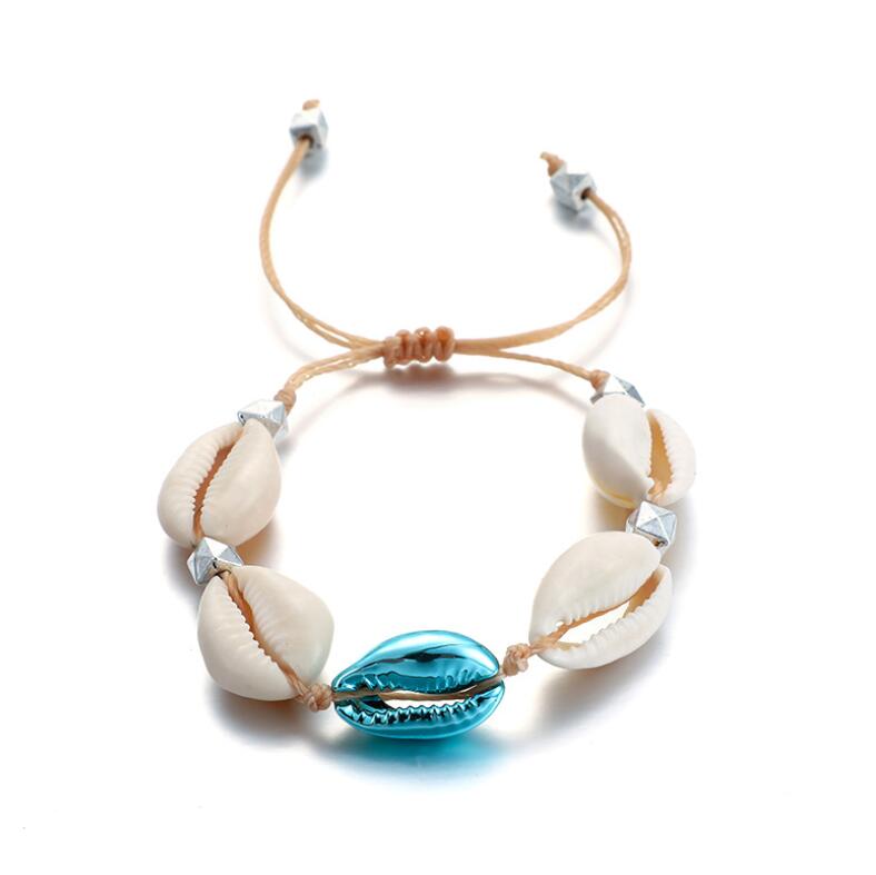 

Natural Shell Beads Handmade Hawaii Wakiki Beach Choker Adjustable for Girls Ladies 2 styles free shipping