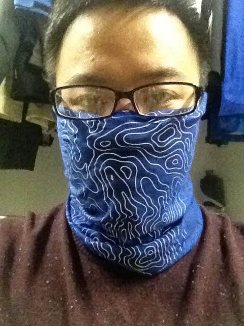 

Wholesale fishing printing tube headwear bandanas, good for small sports event, Black reflective