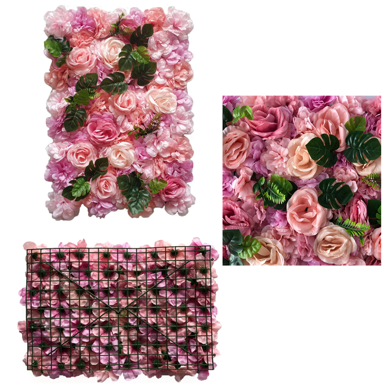 

Handmade Decorative Flower Panel for Flower Wall Artificial Silk Flowers for Wall Decor Wedding Bridal & Baby shower, 27