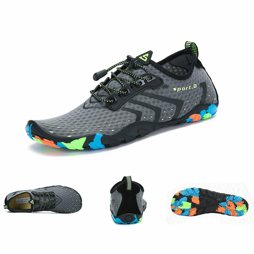 

Summer Outdoor Shoes Men Women Lightweight Breathable Creek Beach Quick Dry Wading Upstream Fishing Net Water Shoe