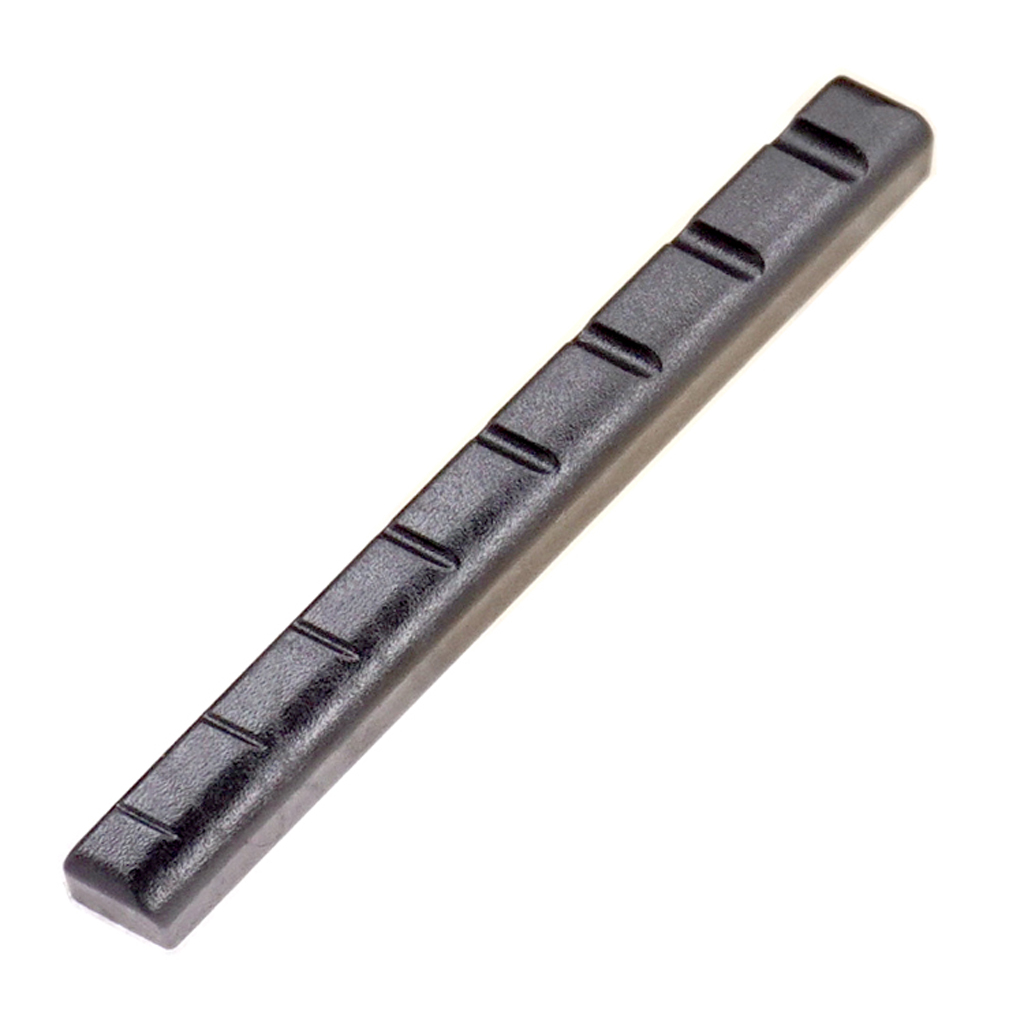 

Set of 2 Black Plastic Slotted Nut & Saddle for 8 Strings Guitar Ukulele Parts
