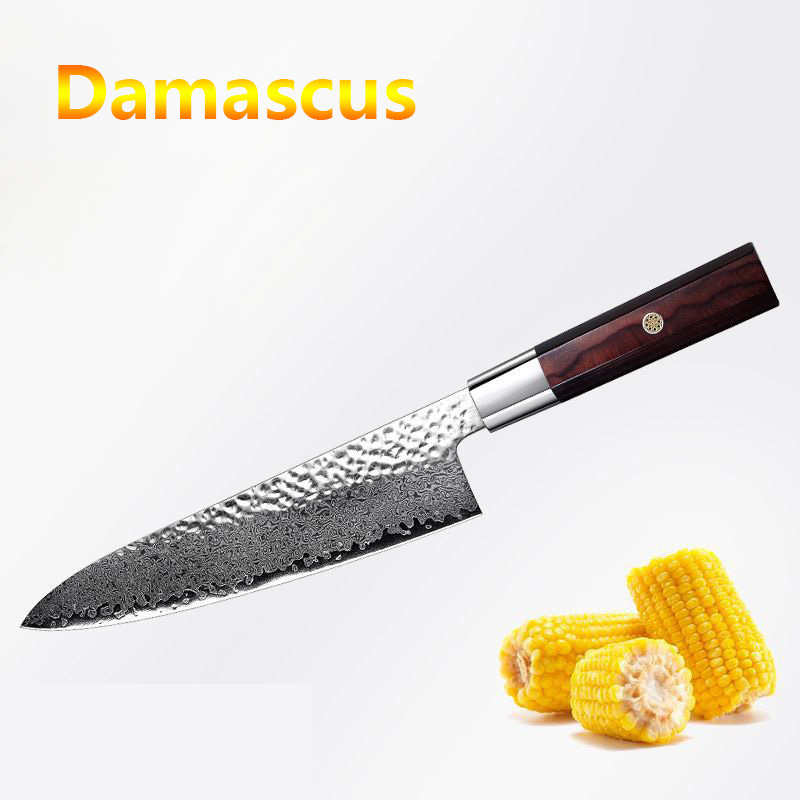 

Cuchillo de cocina Damascus steel VG10, cuchillo de carnicero multiusos para cocina, rebanada de frutas y verduras kitchen knife set knive