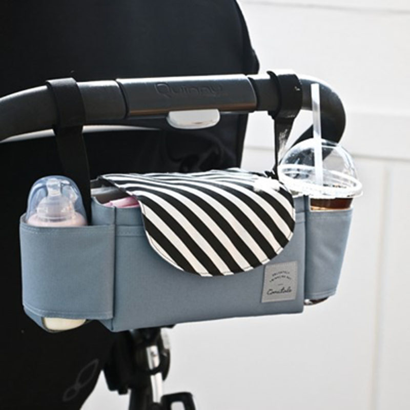 Hot Pram Buggy Organizer Baby Stroller Pram Pushchair Organiser Storage Buggy Cup Bottle Holder Mummy Bag-image-485620525