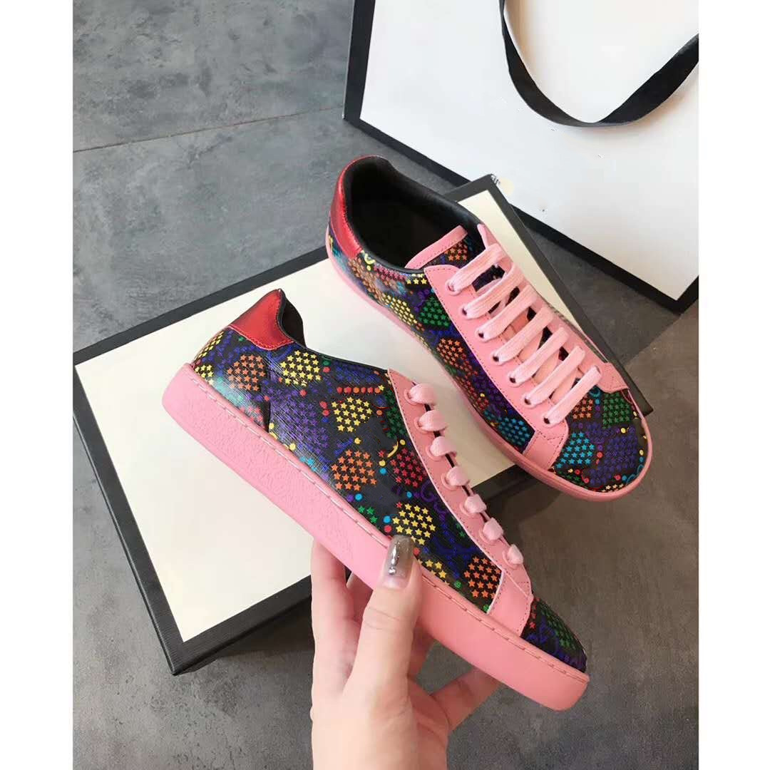 Superstars flashtrek psychedelic pop candy early spring sneakers women is made of leather TPU with wear-resistant ivory sole men s shoes