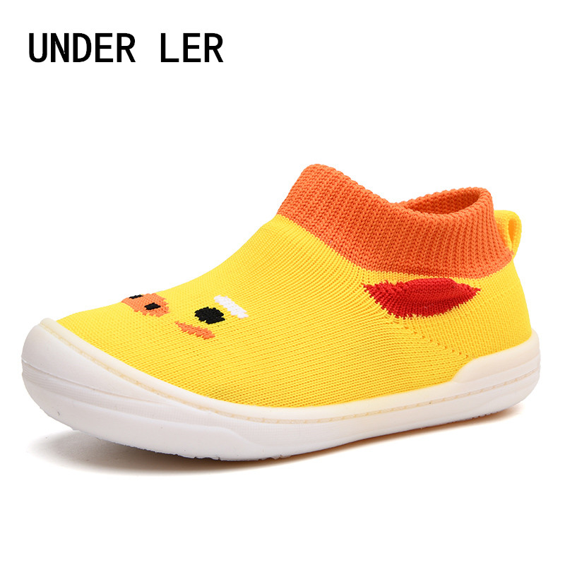 

Baby Shoes First Shoes Unisex Toddler First Walker Boys Girls Kids Rubber Soft Sole Floor Knit Booties Anti-slip B003, Black