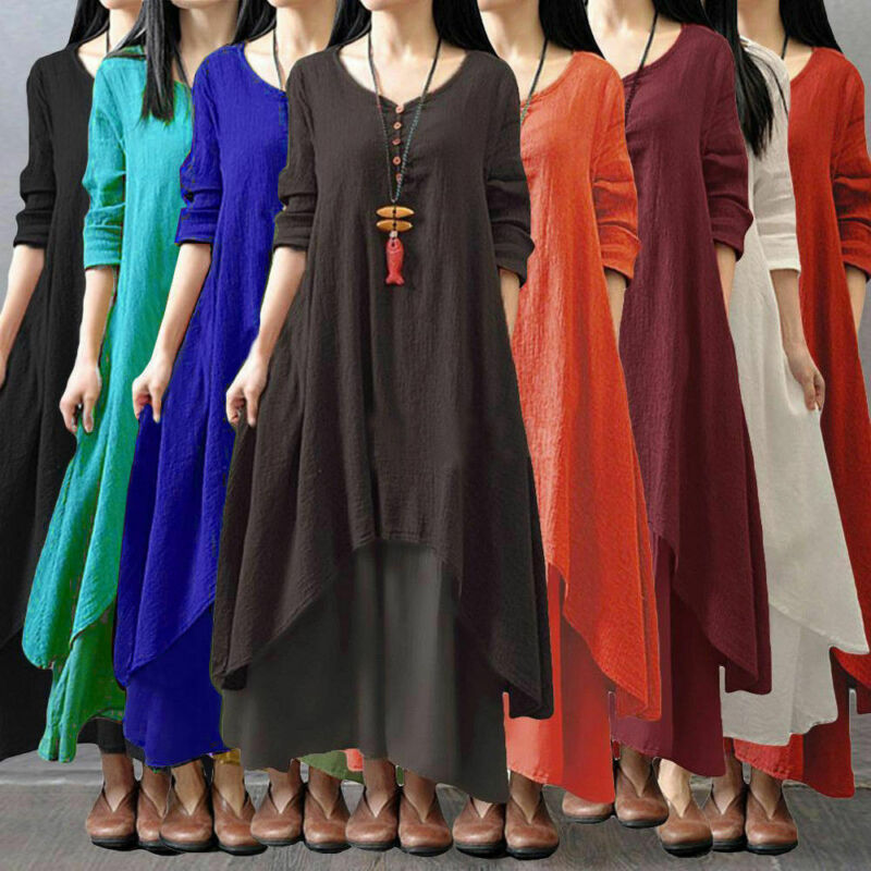 linen maxi dresses online