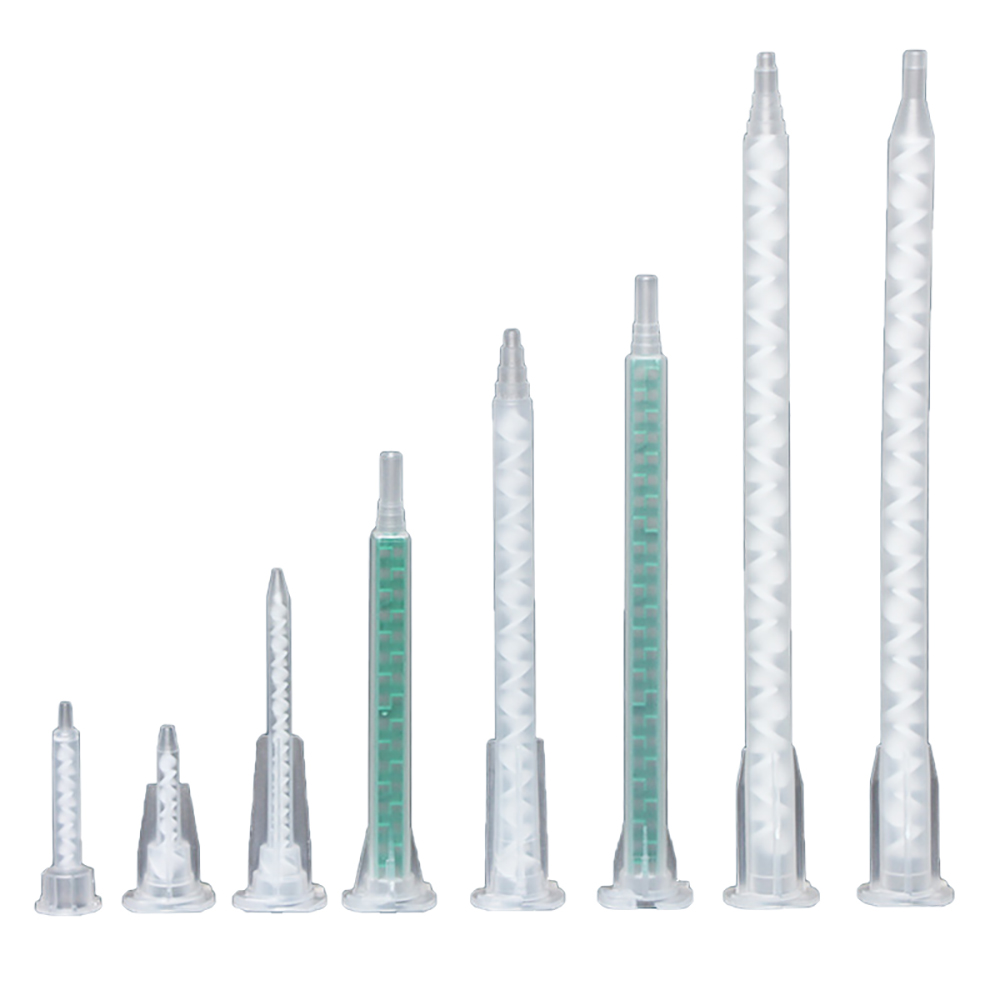 

Pack of 50 Bayonet Mixing Nozzles Epoxy Resin Static Mixer for Duo Pack Epoxies POM Material