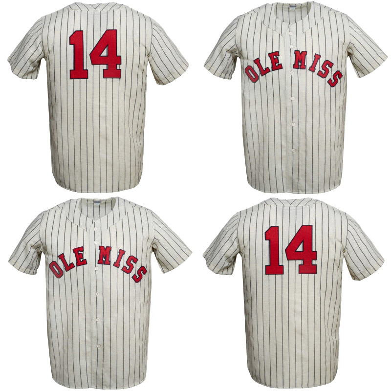 

Ole Miss Rebels 1969 Home Jersey Men Women Youth Baseball Jerseys Double Stitched, Blue;black