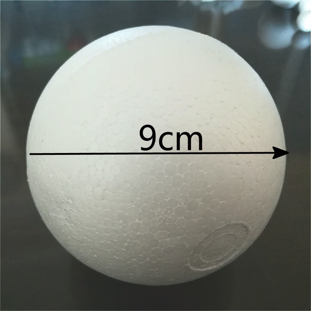 

9cm 9pcs White DIY Styrofoam Round Foam Polystyrene Balls Craft Foam Balls Decorative 90mm 3.5inch