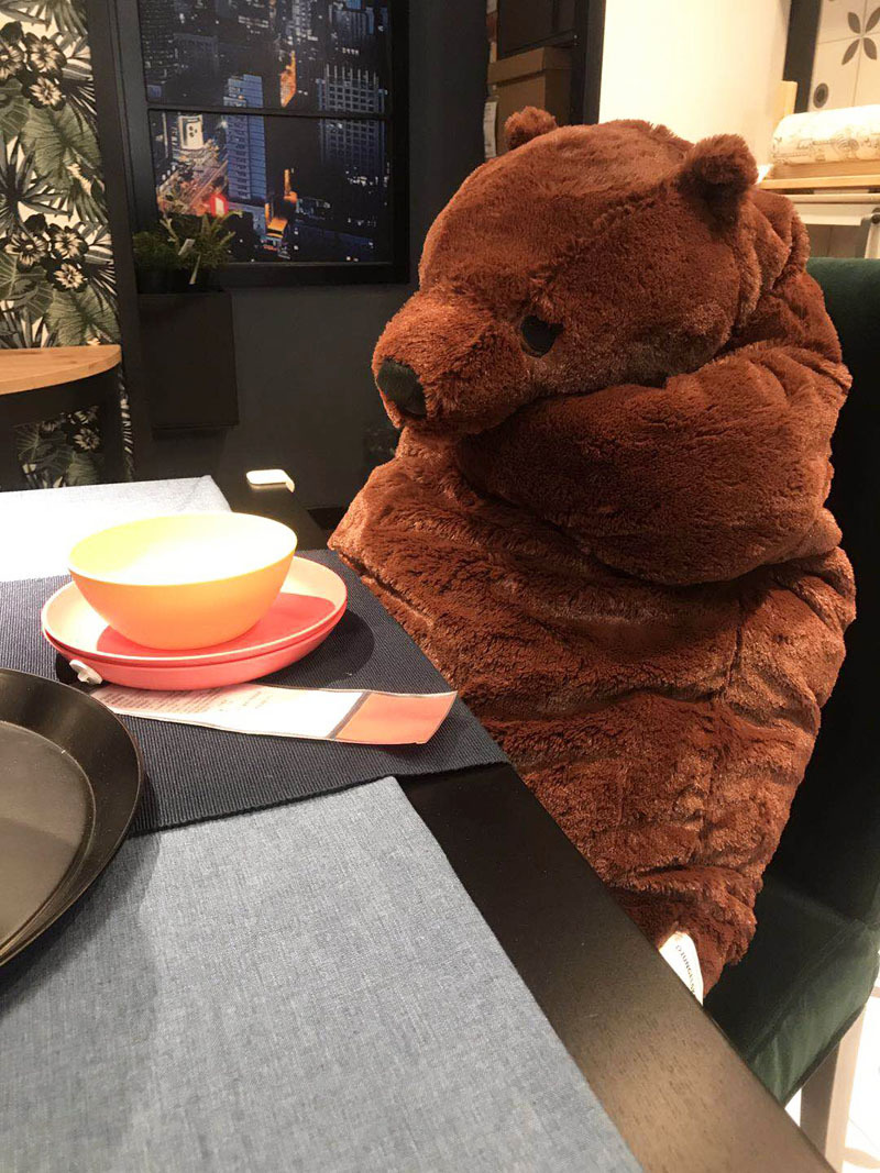 djungelskog 100cm bear