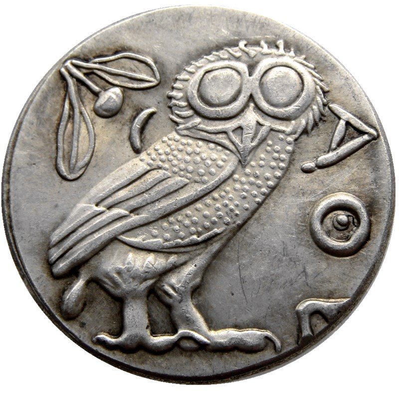 

G(04)Ancient Athens Greek Silver Drachm - Atena Ancient Greek Coin Nice Quality Coins Retail /Whole Sale Free shipping