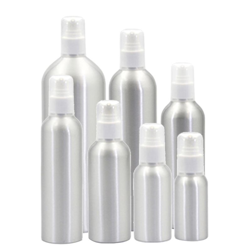 

Aluminum Leak Proof Soap Lotion Dispenser Press Type Split Empty Pump Bottle Shampoo Shower Container Portable Travel Tool