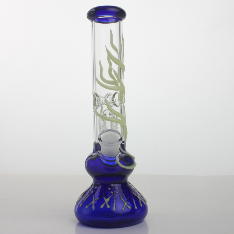 

Beaker bongs Straight Tube Dab rigs Glow in the Dark Water Pipes UV Bongs Ice Pinch Glass Bongs Glows Oil rig