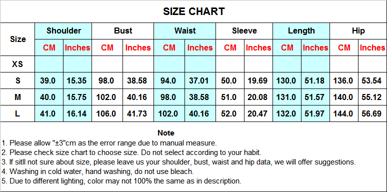 Three Dots Size Chart