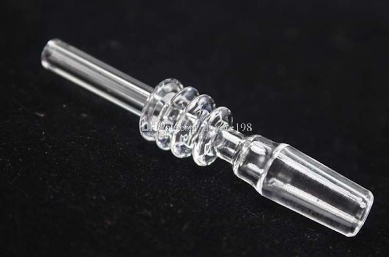 

100% Real Quartz Tip Domeless Nail Quartz Nail With 18mm 14mm 10mm Joint For Mini Dab Bong Glass Pipe