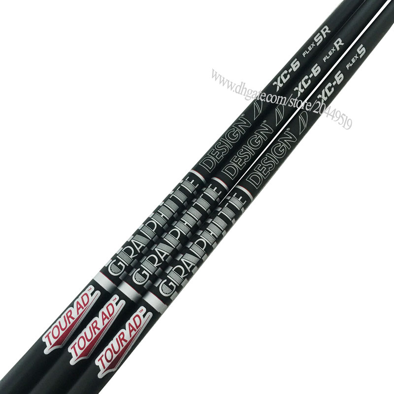 

Men New Golf shaft Tour AD XC-6 Graphite shaft 6Pcs/Lot wood Clubs SR or S Flex Golf driver shaft Free shipping