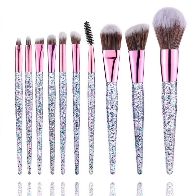 

Makeup brushes set professional 10 pcs/lot Make up brushes Eye Shadow Blending Eyeliner Eyelash Foundation Brush For Makeup Tool